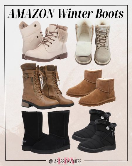 Amazon Winter Boots for Women

#LTKfindsunder100 #LTKSeasonal #LTKshoecrush