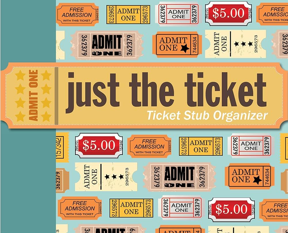 Just the Ticket: Ticket Stub Organizer | Amazon (US)