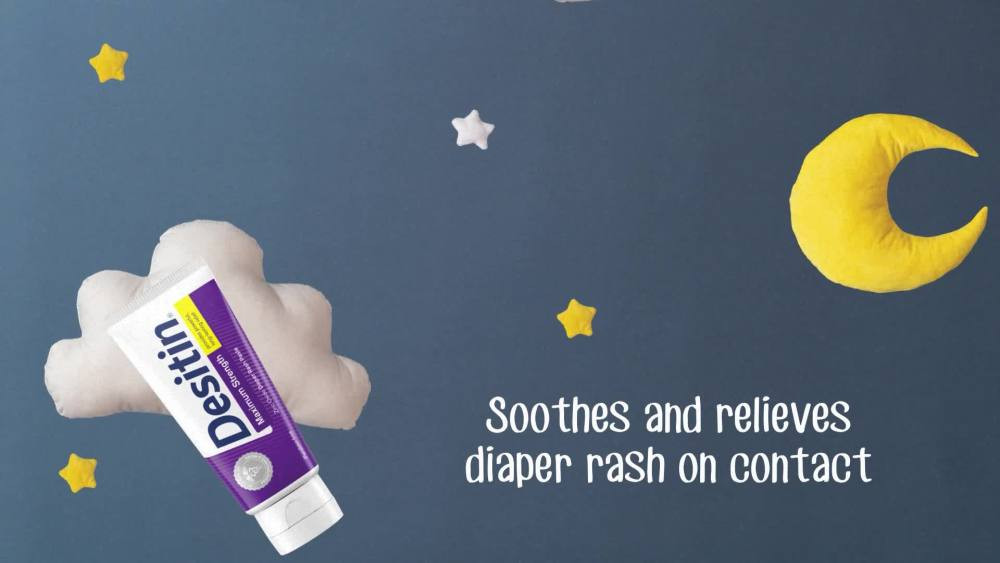 Desitin Maximum Strength Baby Diaper Rash Cream, Butt Paste with Zinc Oxide, 4 oz | Walmart (US)