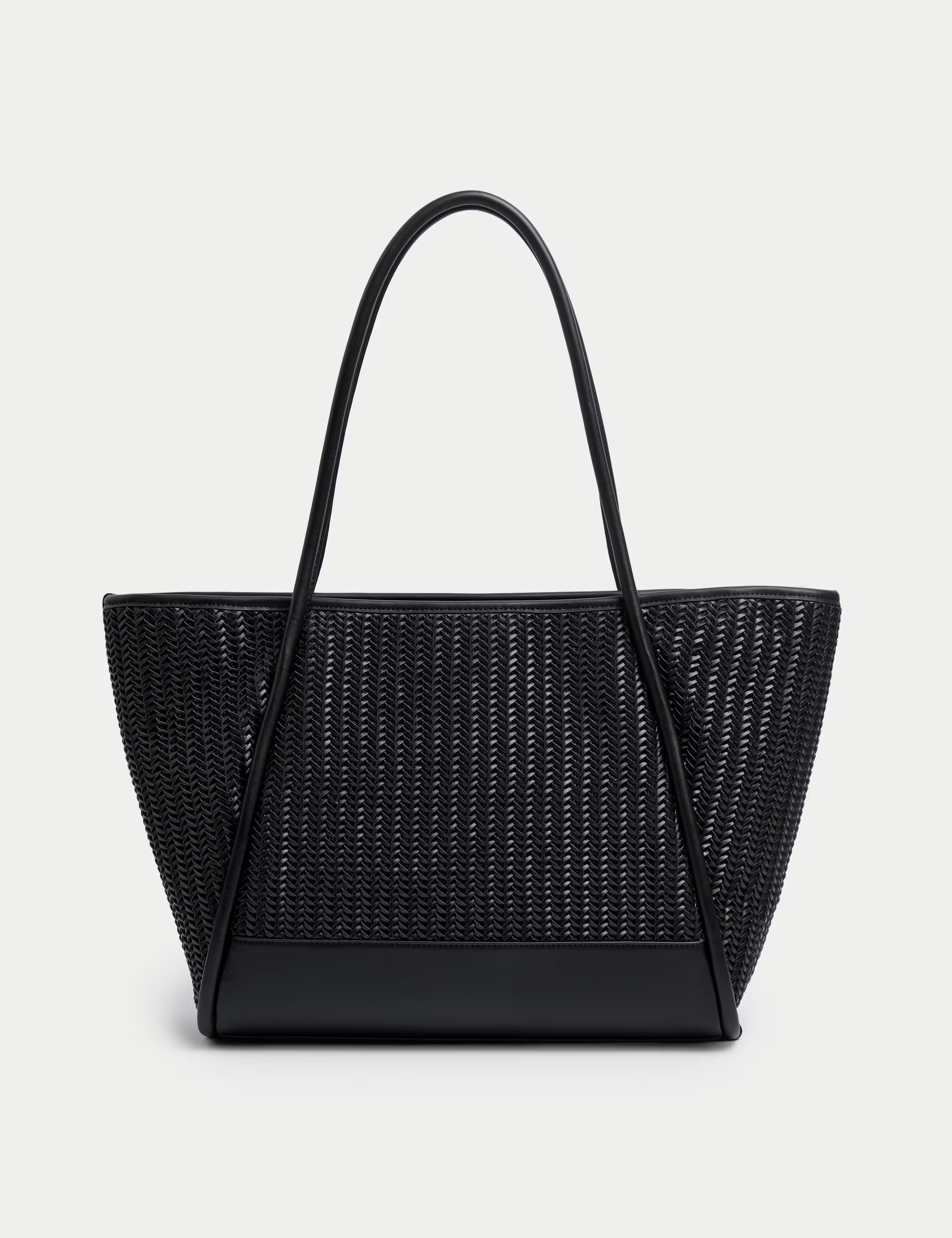 Faux Leather Woven Structured Tote Bag | Marks & Spencer (UK)