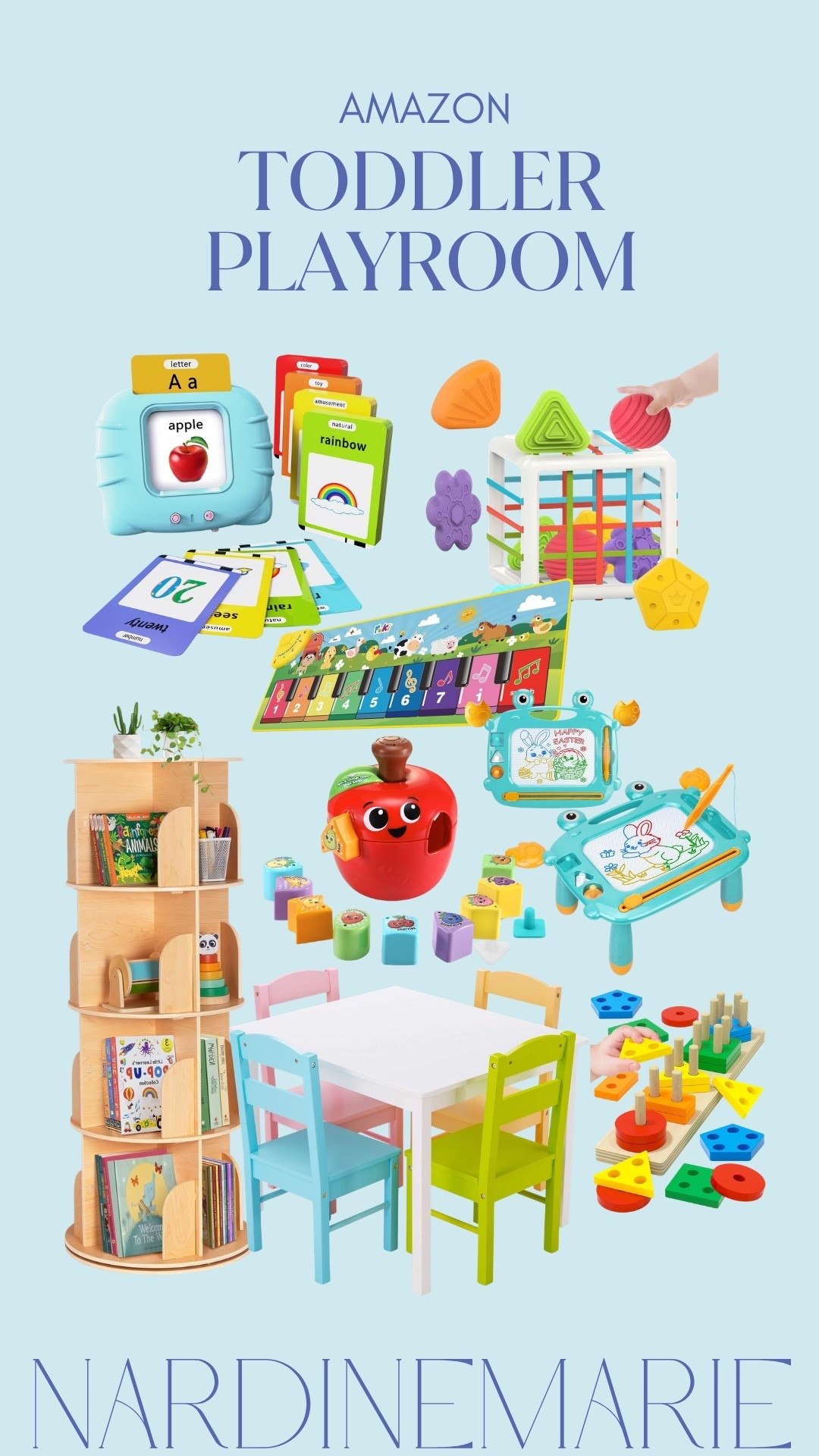 TODDLER PLAYROOM MUST HAVES 😍💕

If you’re setting up a space for your little one, these are the pieces that make it both fun and functional. Everything here keeps them entertained while still looking clean and organized!

I always look for toys and furniture that grow with them and don’t feel cluttered in the space — this is that perfect mix !!!!

Such a good setup if you’re refreshing a playroom right now.
Linked on LTK !!

toddler playroom, kids toys, playroom ideas, amazon kids, learning toys

#LTKmomlife #LTKKids #LTKHome