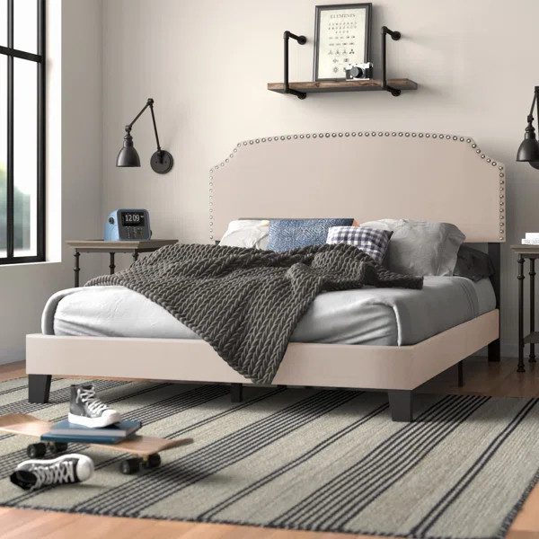 Thornaby Upholstered Low Profile Standard Bed | Wayfair North America