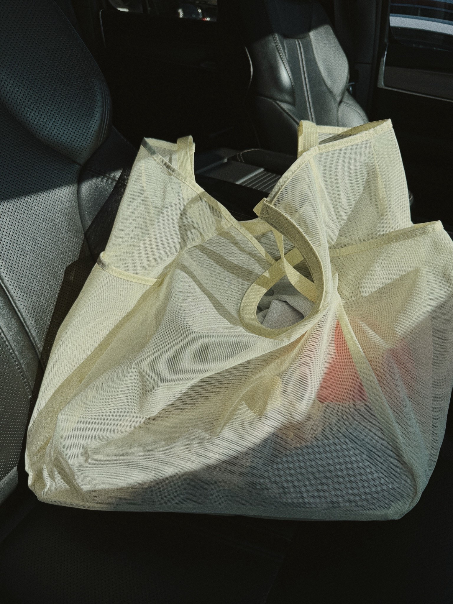 Ran into target and saw this $15 beach bag and it was an obvious yes! 💛☀️￼