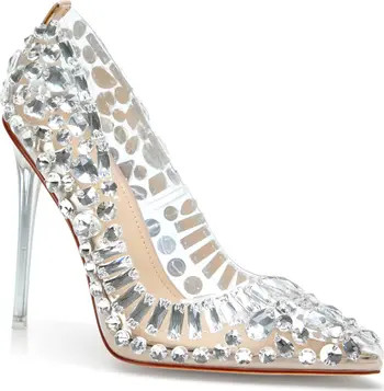 Bonnie Crystal Studded Translucent Pump (Women) | Nordstrom