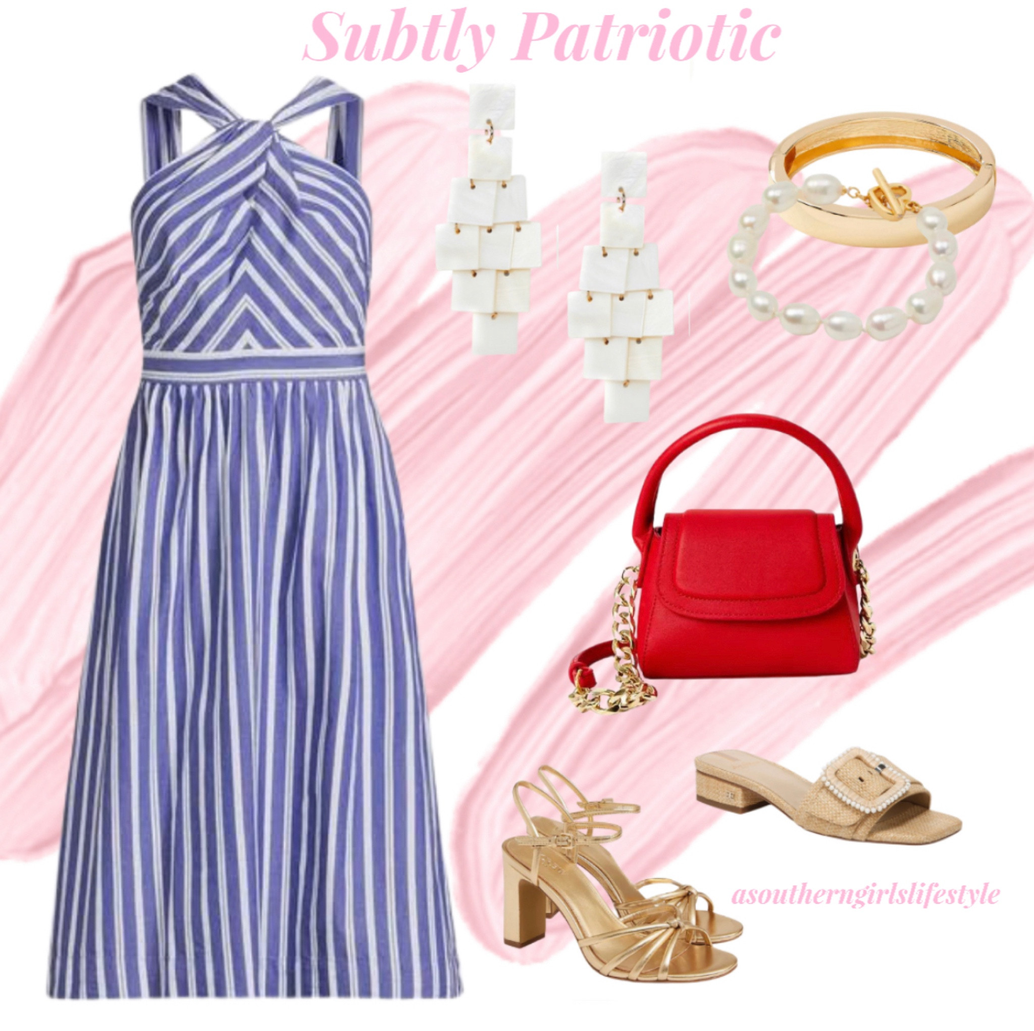 Patriotic Halter Dress