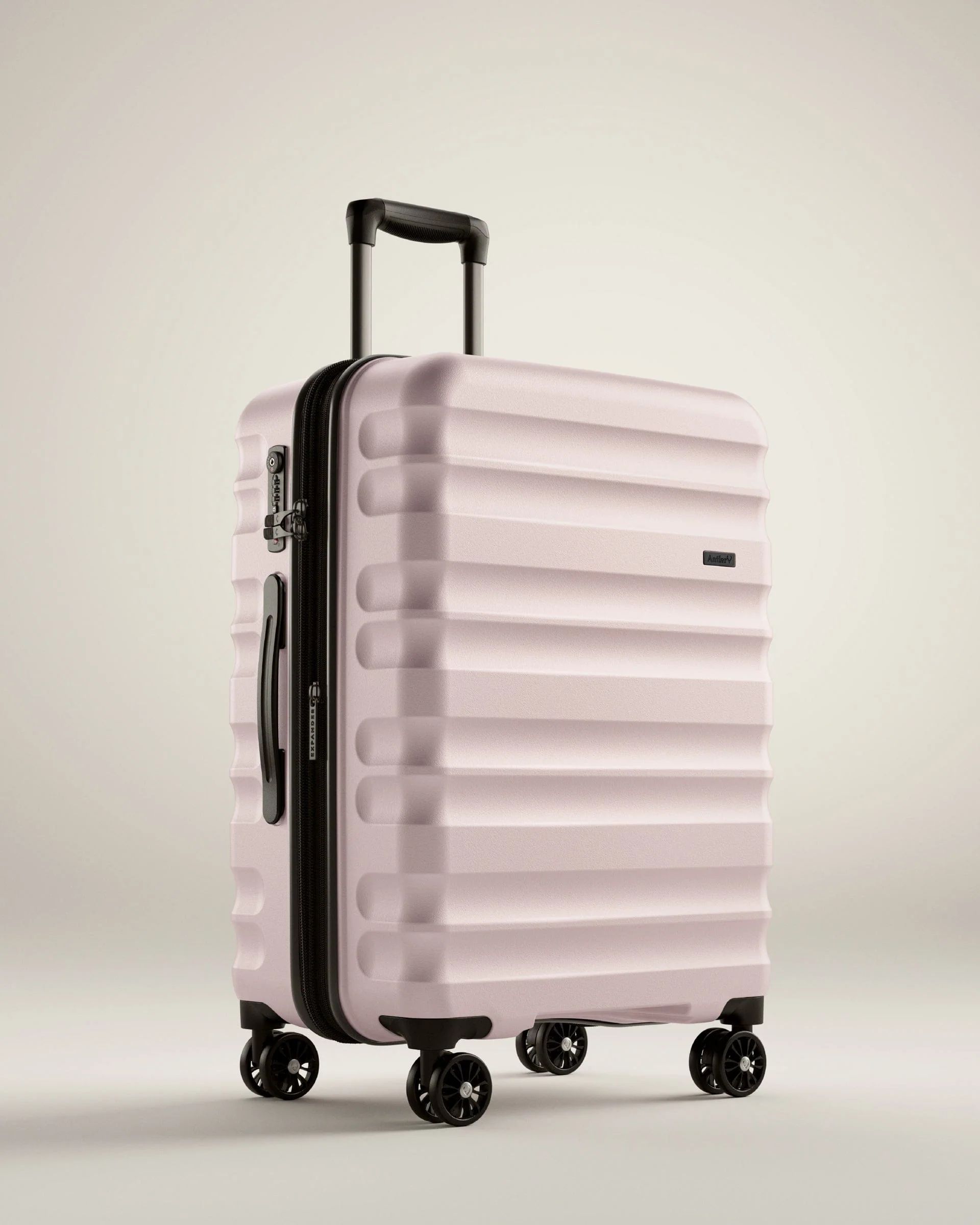 Clifton Medium Suitcase Blush (Pink) | Hard Suitcase | Antler UK | Antler UK