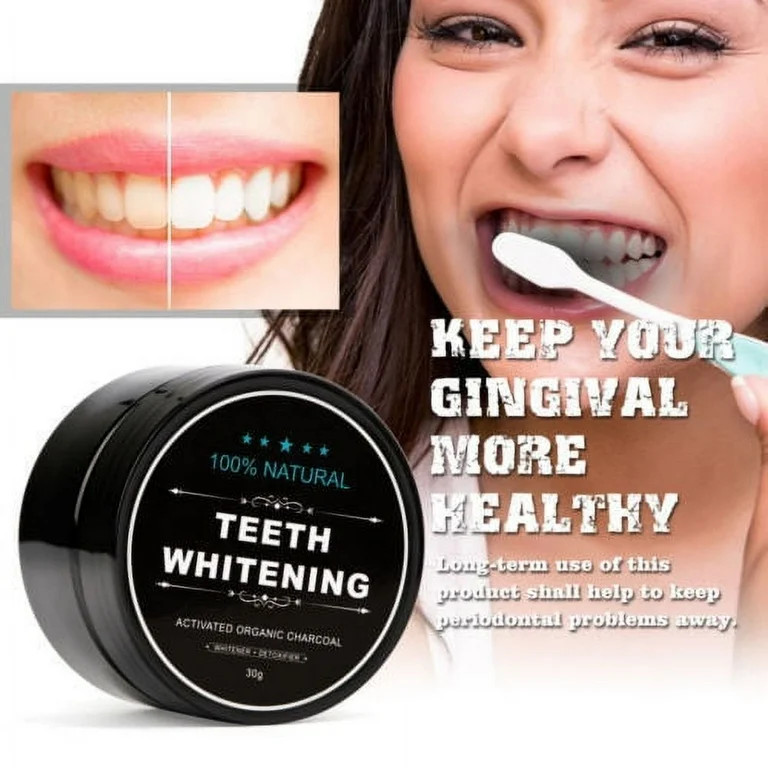 100% ORGANIC COCONUT ACTIVATED CHARCOAL NATURAL TEETH WHITENING POWDER VeniCare Brand - Walmart.c... | Walmart (US)