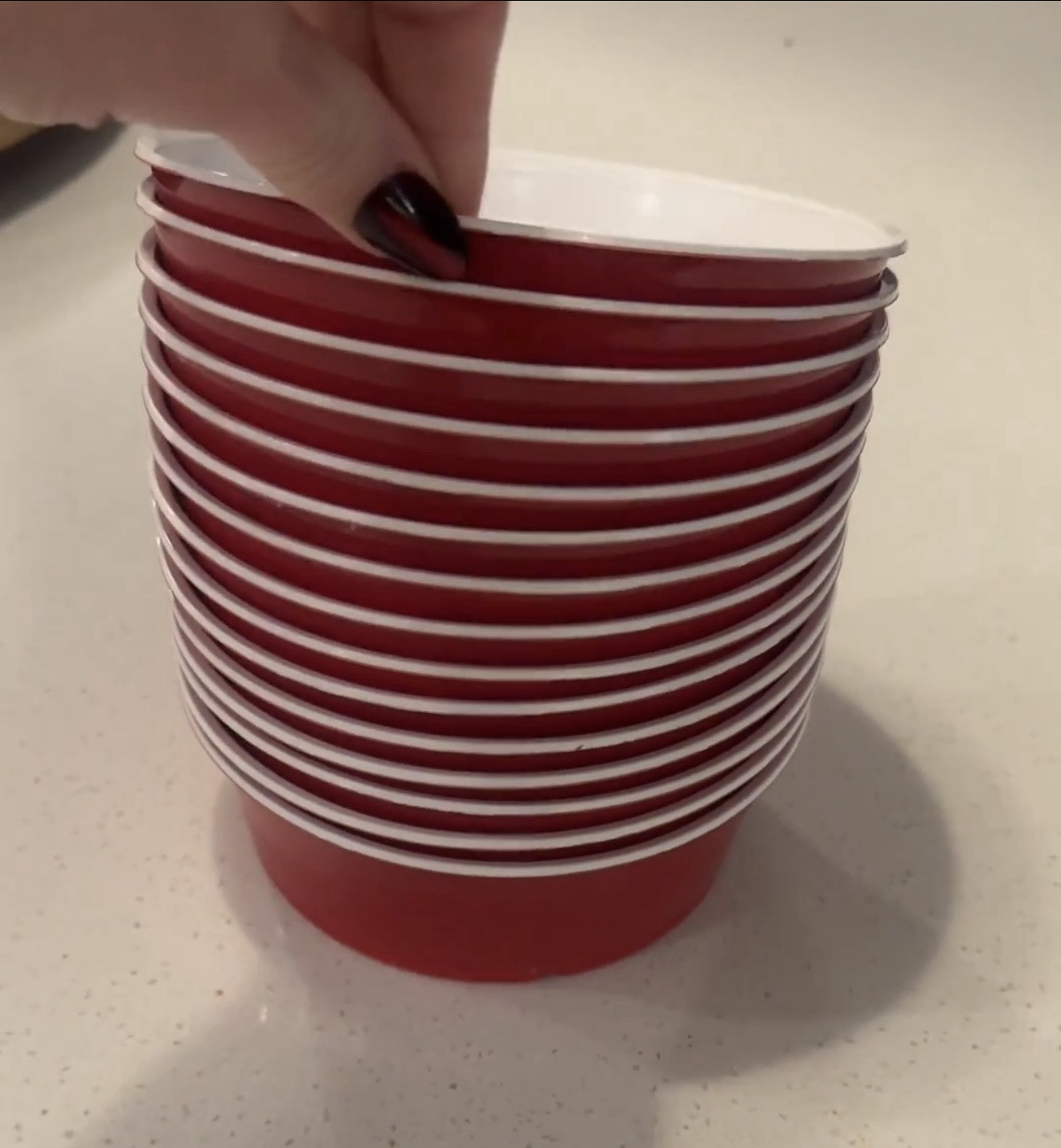 Disposable red solo bowls ❤️ great for parties and get together and the SUPER BOWL

#LTKHome #LTKFindsUnder50 #LTKParties