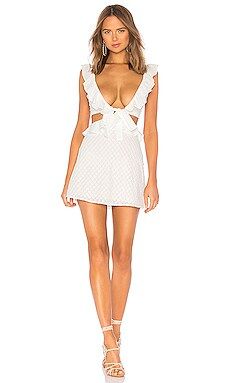 Lovers and Friends Lang Mini Dress in White from Revolve.com | Revolve Clothing (Global)