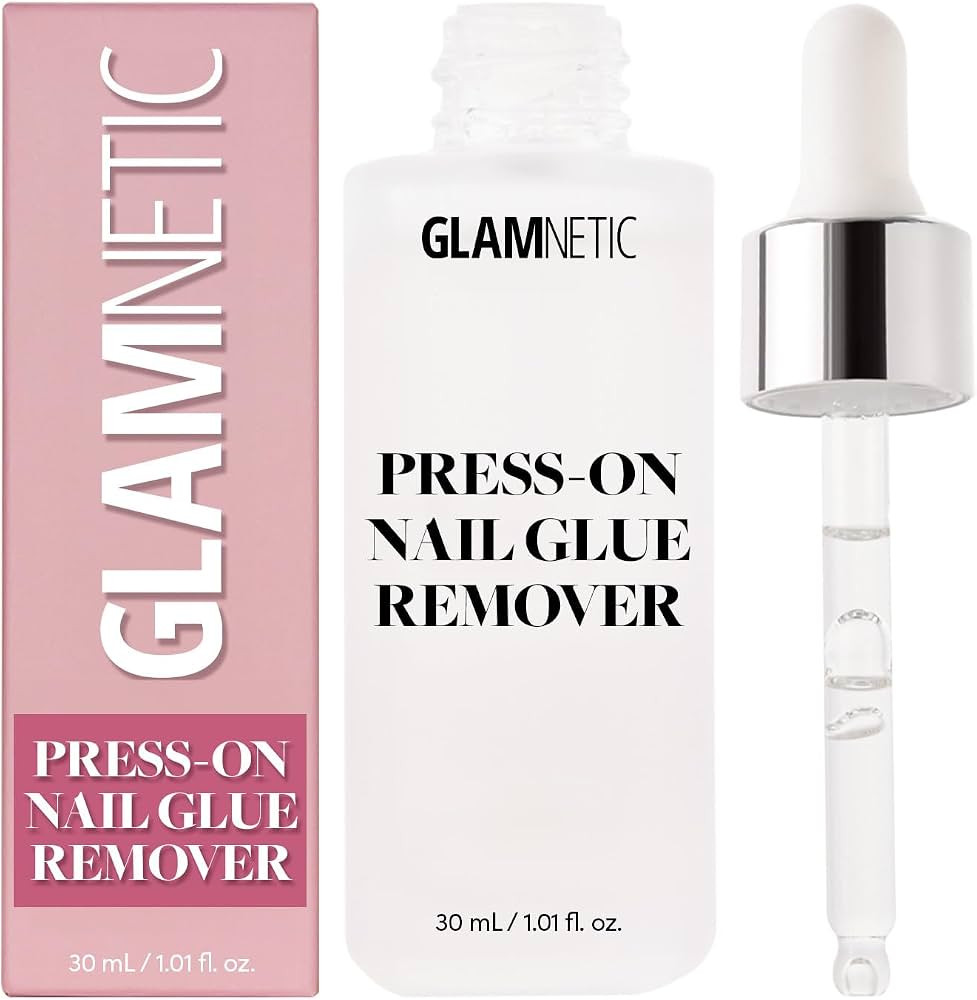 Glamnetic Press On Nail Remover | Odorless, No Acetone, Gentle Press-On Nail Remover Serum for Fa... | Amazon (US)