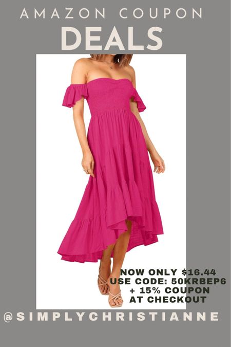 Party Dress Now only $16.44
Use Code: 50KRBEP6 + 15% Coupon
Amazon finds 

#LTKSaleAlert #LTKStyleTip #LTKFindsUnder50