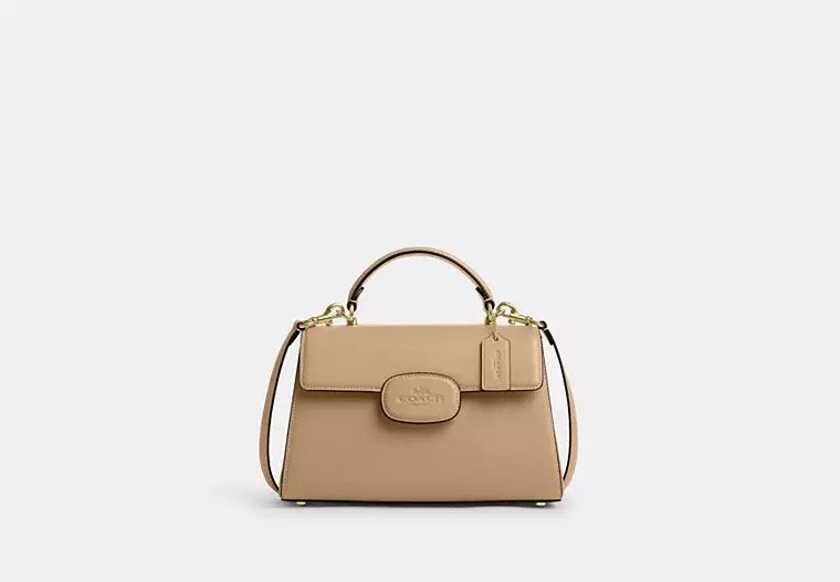 Eliza Top Handle With Leather Covered Closure | Coach Outlet US