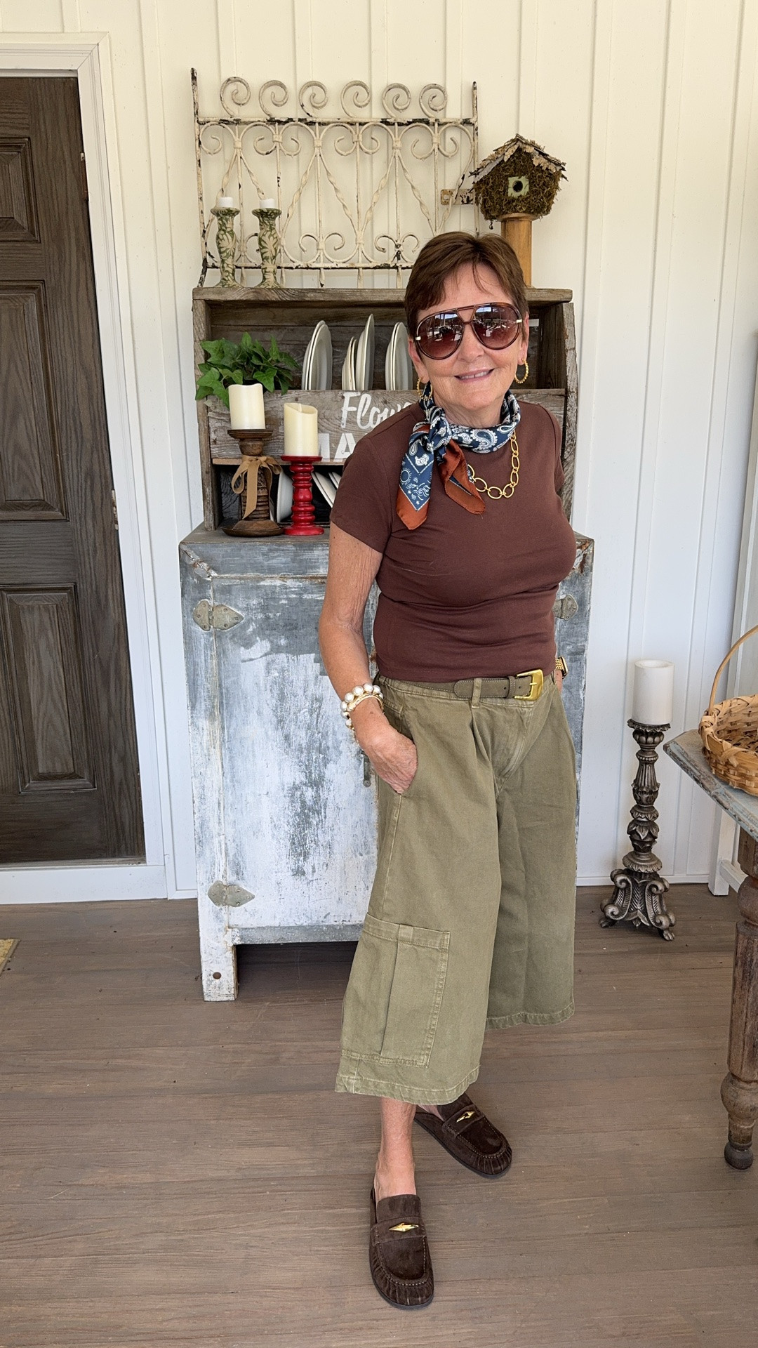 Getting excited about fall fashions. These cargo jorts are so comfortable and fun. I’ll be wearing them all season. Check out these loafer mules. A must for fall.

#LTKOver40 #LTKMidsize #LTKSeasonal