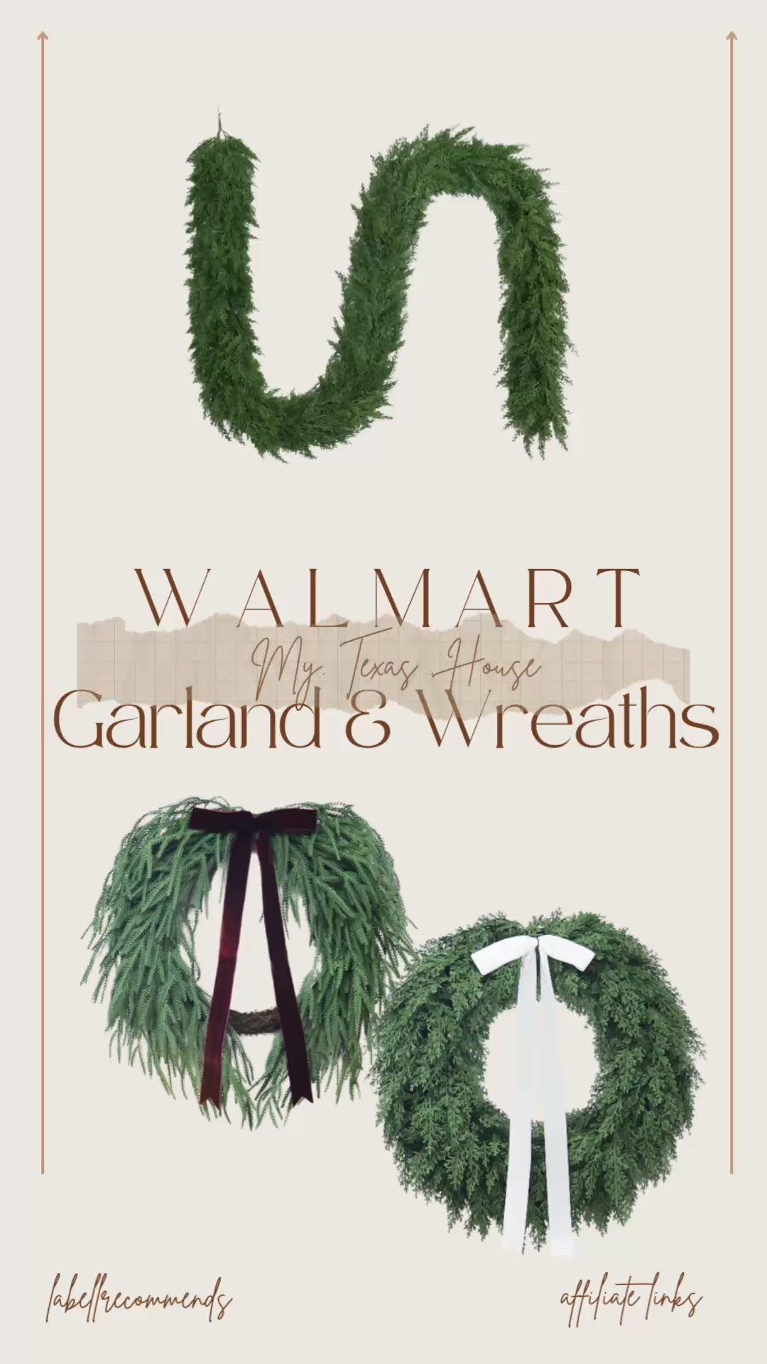 I know it’s early but Walmart just dropped My Texas House Holiday garland and wreaths-and they won’t last! Shop now with no regrets.

#walmartholidaydecir #holidaywreaths #holidaygarland #affordablechristmasdecor 

Christmas garland, holiday wreath, affordable Christmas decorations 

#LTKHome #LTKSeasonal #LTKFindsUnder50