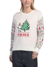 Crew Neck Snoopy Sweater | Marshalls