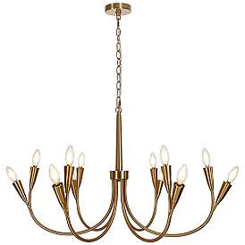 Gadtefu 12-Light Gold Chandelier | Lamps Plus