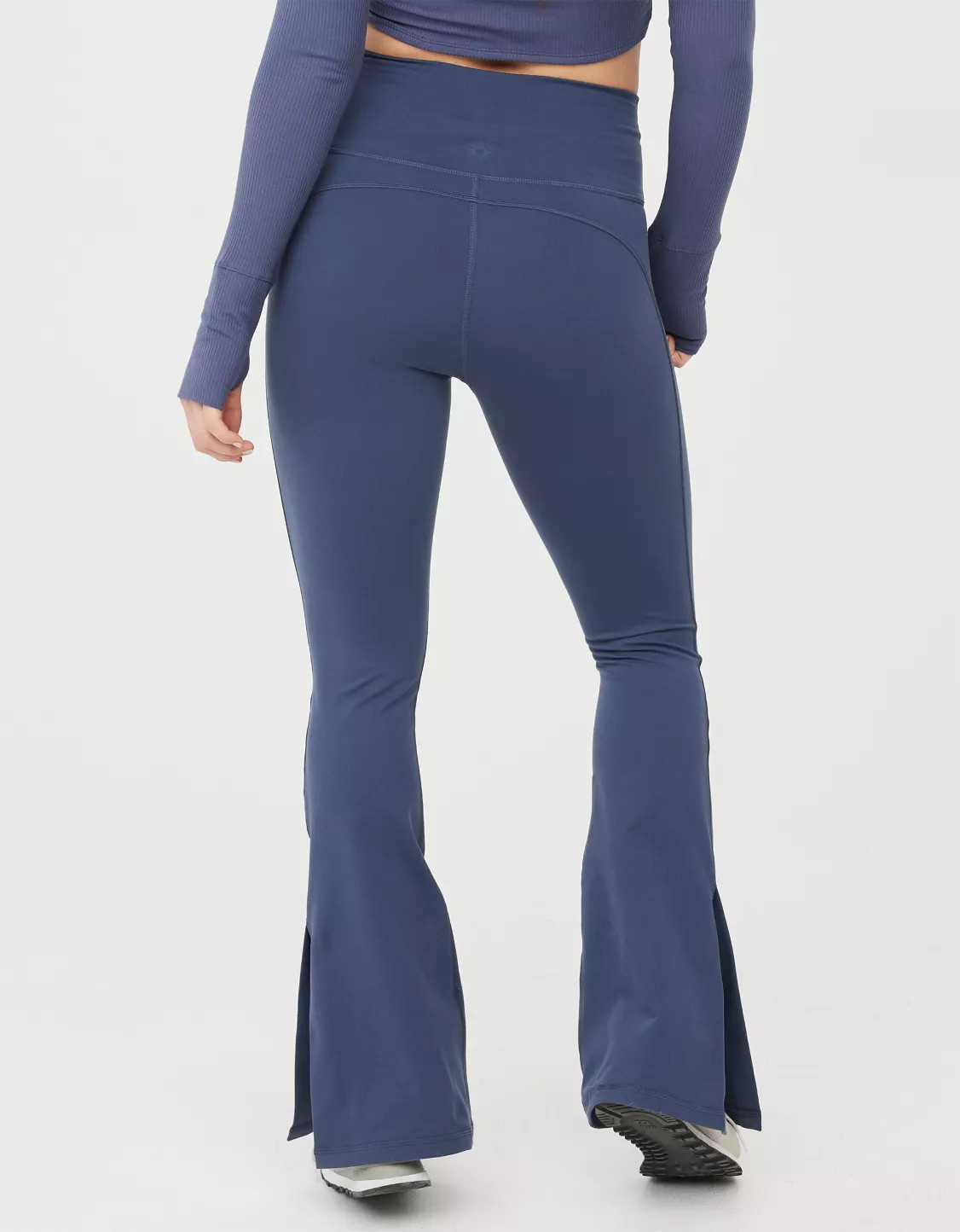 OFFLINE By Aerie The Hugger Split-Hem Bootcut Legging | Aerie