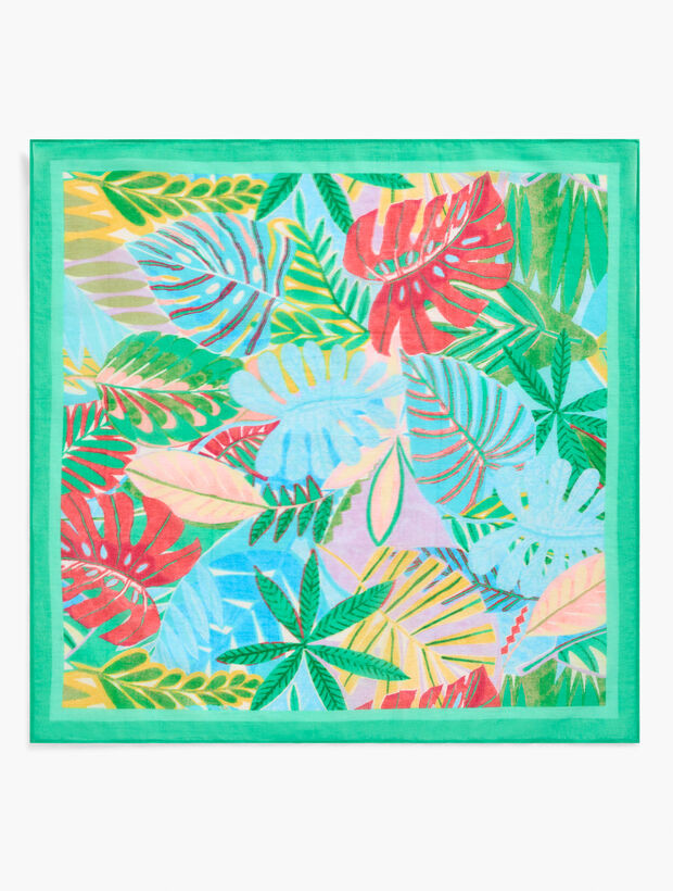 Paradise Foliage Square Scarf | Talbots