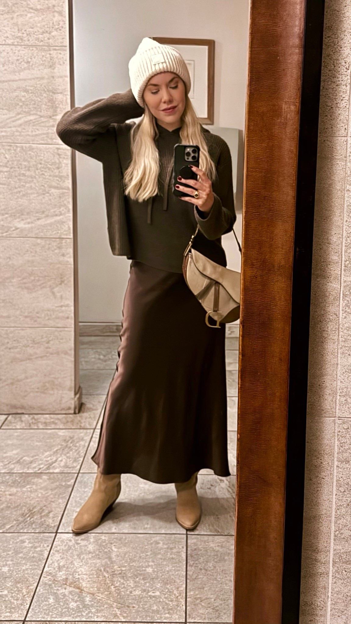 So amazed with these quality pieces from Quince. Going on 3 year of wearing them and they still look new!
And for the first time ever I found my exact bag for sell!
I was obsessed with it and bought it around 2003 and still love it.
And these boots have Isabel Marant vibes for waaaay less.

Dior saddle bag
Wester boots

#LTKootd #LTKstorytime #LTKdayinmylife