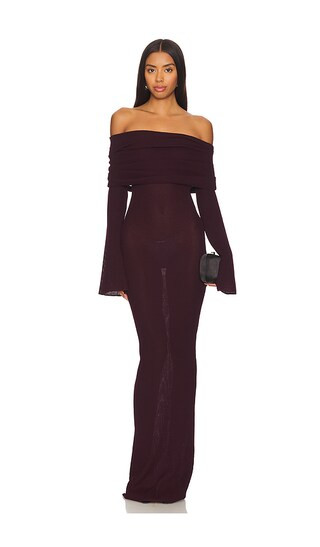Galleria Dress in Merlot | Revolve Clothing (Global)