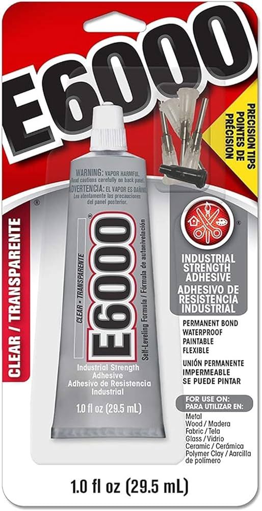 E6000 231020 Adhesive with Precision Tips, 1.0 fl oz | Amazon (US)