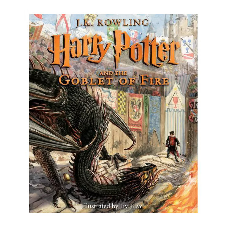 Harry Potter and the Goblet of Fire: The Illustrated Edition - by  J K Rowling (Hardcover) | Target