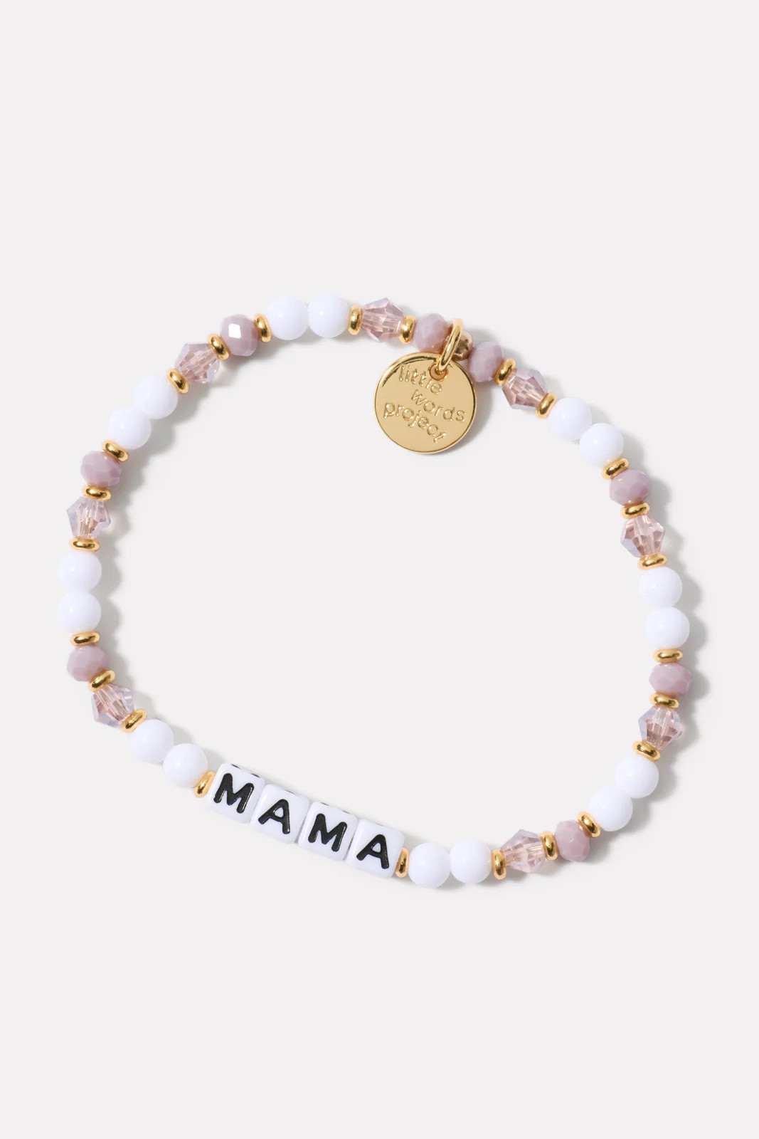 LITTLE WORDS PROJECT Women's Mama Bracelet, Size Small/Medium, White | Evereve
