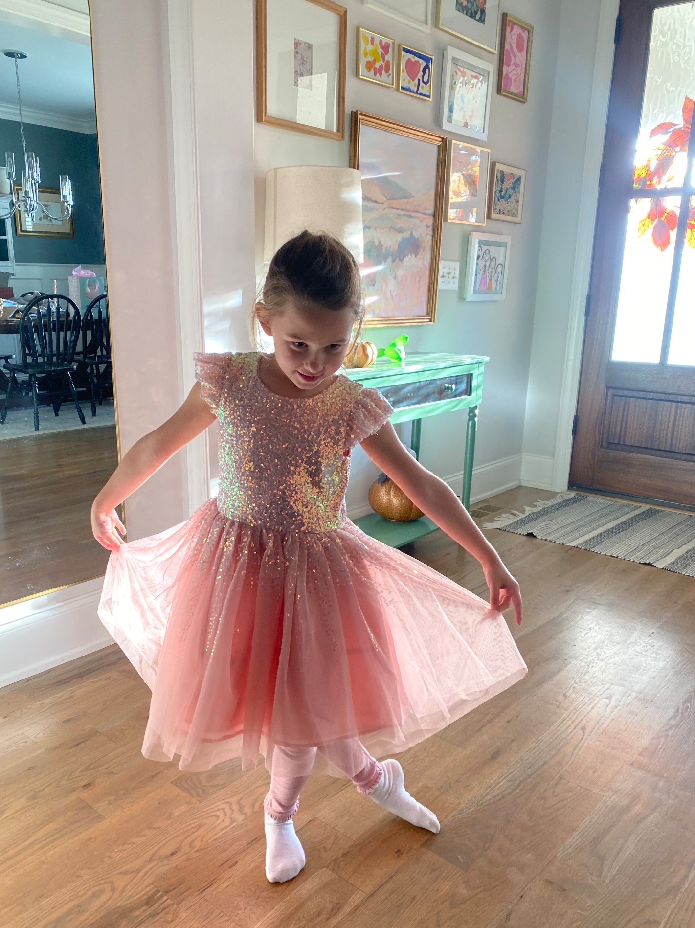 It’s giving sugar plum fairy. 🧚‍♀️ 

Girls holiday dress. Girls Christmas dress. Dressy dress. Kids party dress. Pink sparkle dress. Kids dresses. 

#LTKHoliday #LTKKids