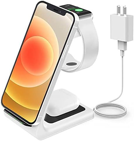 JoyGeek Wireless Charging Station, Wireless iPhone Charger, 3 in 1 Charging Station for Apple iPh... | Amazon (US)