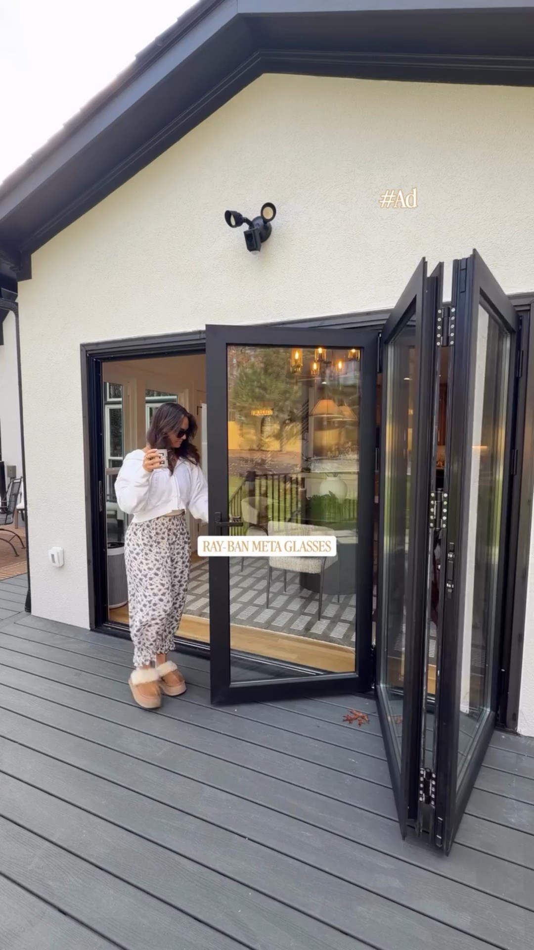 #ad Morning me time using my @raybanmeta glasses from @target! Setting reminders, listening to my audiobook, playing my texts, answering phone calls, taking handsfree photos, and more… what’s not to love! Would make the perfect last minute gift! Shop here https://liketk.it/5FFWD
 @shop.ltk #liketkit #TargetStyle #RayBanMeta #TargetPartner #Target  @shop.ltk #liketkit