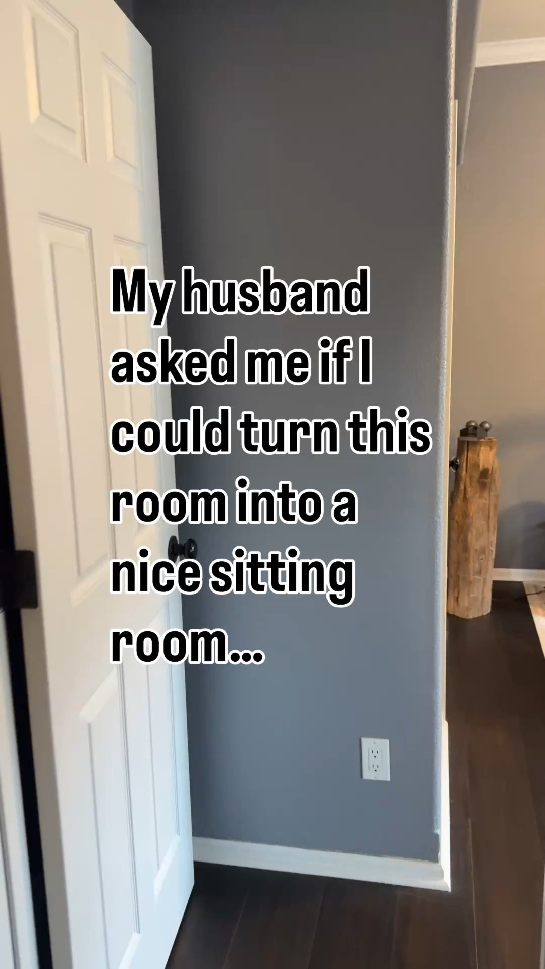 I had so much fun transforming this small bedroom into a sitting room. The color change made the biggest impact, but I have to admit, that wall painting is my new obsession - it makes me smile every time I see it ♥️

#LTKHome #LTKstorytime #LTKvlog