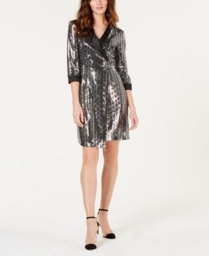 I.n.c. Mirror-Ball Blazer Mini Dress, Created for Macy's | Macys (US)