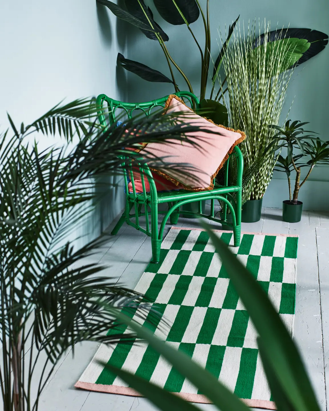 Simeon Woven Striped Cotton Runner Rug | Oliver Bonas | Oliver Bonas (Global)