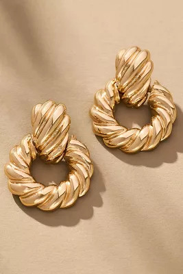 Twisted Circlet Earrings | Anthropologie (US)