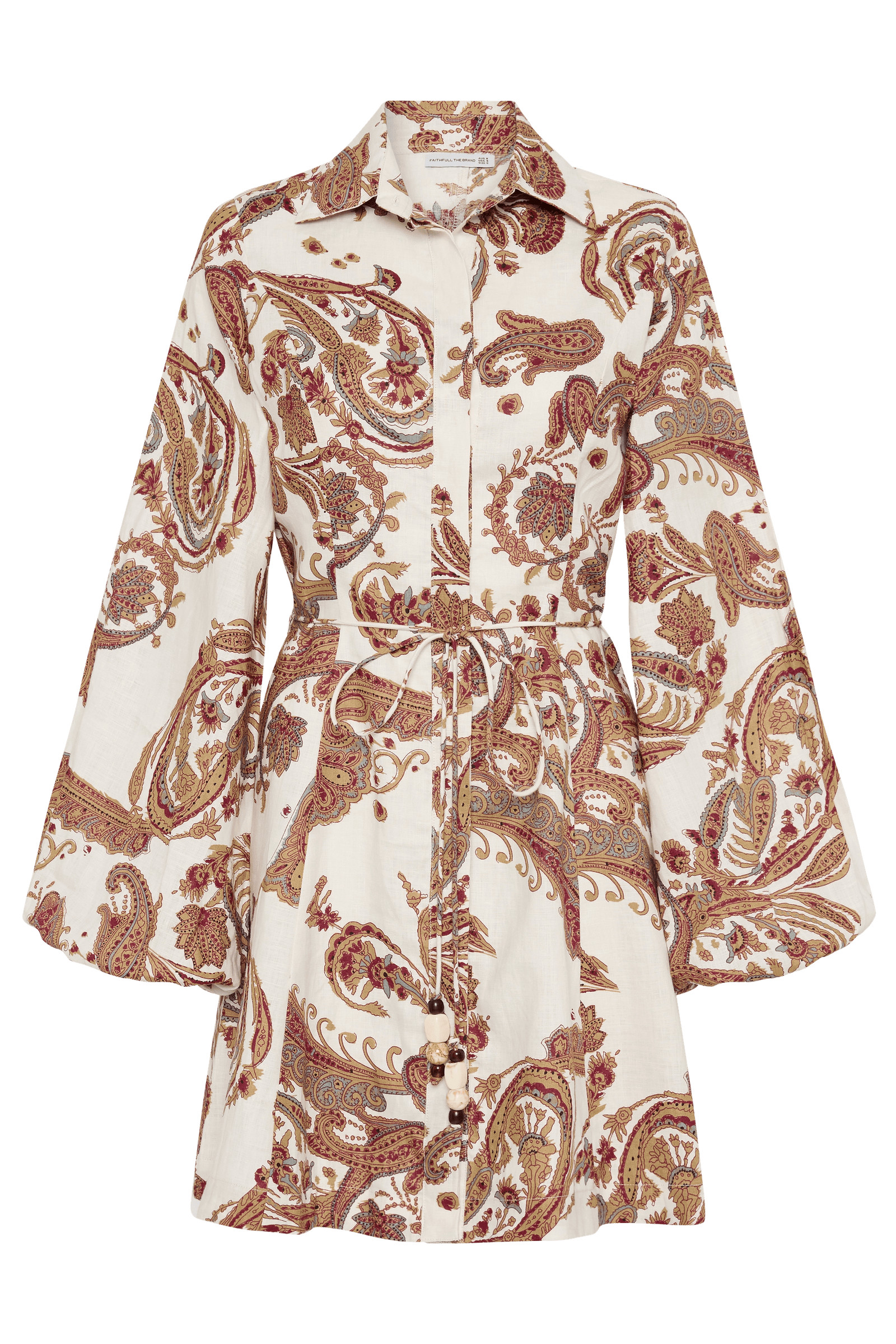 Rae Mini Dress Alessia Paisley | Faithfull (AU)
