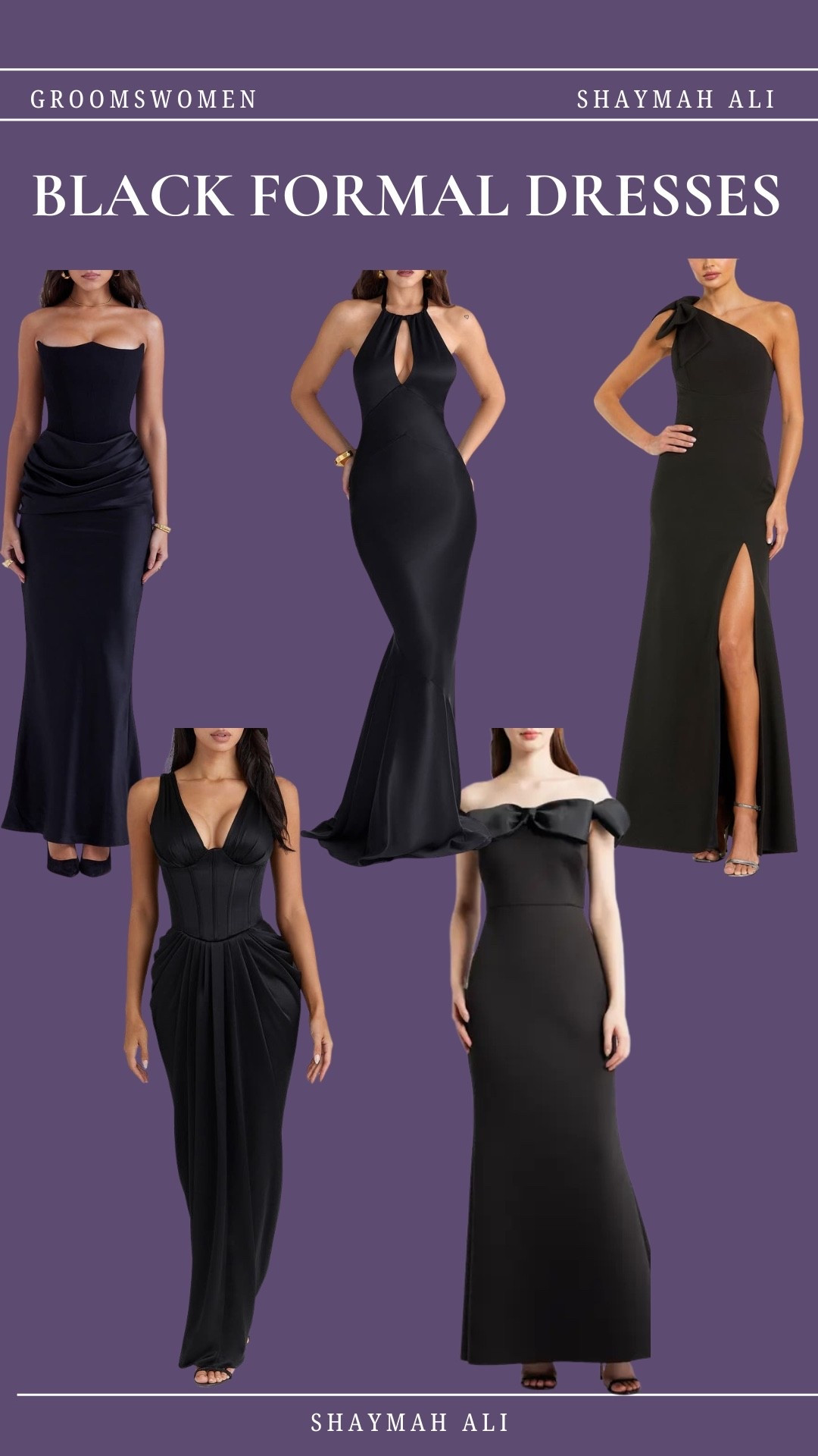 Nordstrom Groomswomen Black Formal Dress Inspo! 

#LTKootd #LTKTall #LTKgrwm