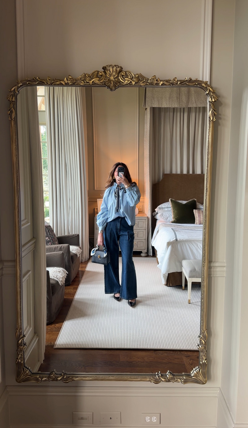 Boden Event outfit last night! 

boden l jeans l top l fall l heel l bag 

 #LTKootd