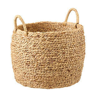 The Container Store® Callan Water Hyacinth Belly Basket Natural | The Container Store