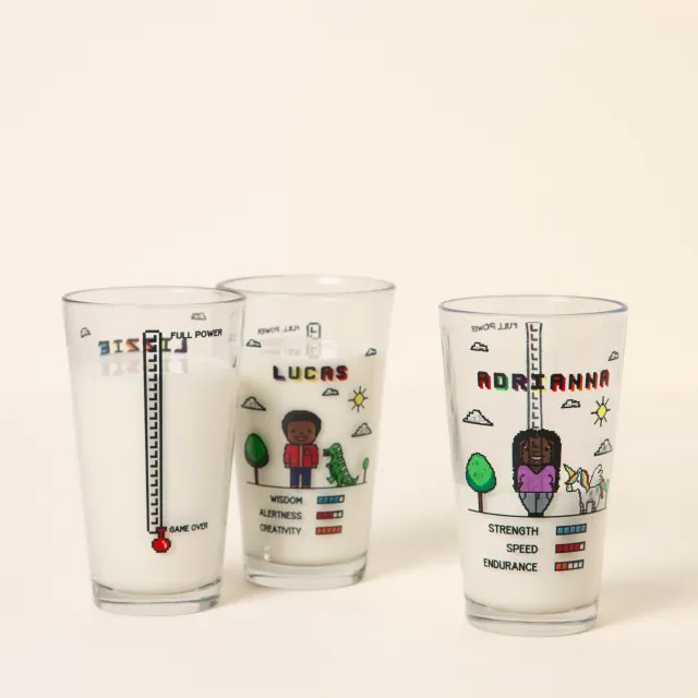 Personalized Retro Gamer Pint Glass | UncommonGoods