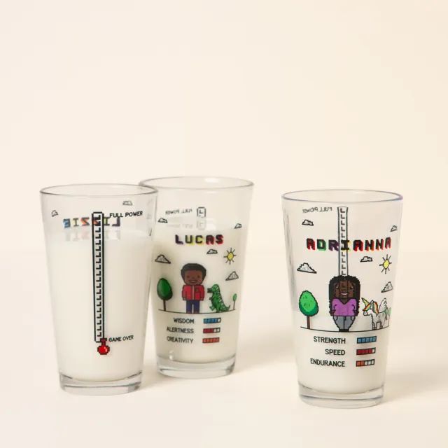 Personalized Retro Gamer Pint Glass | UncommonGoods