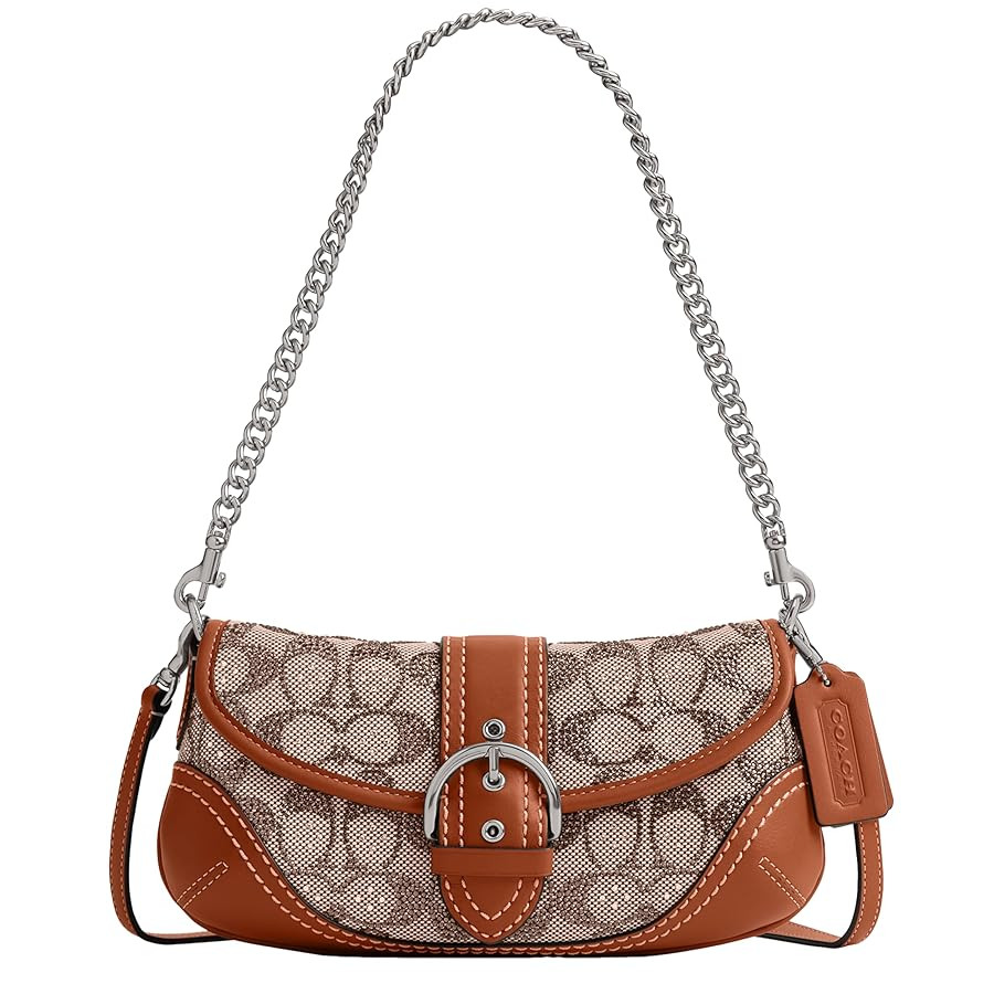 Coach Soho Bag 25 in Crystal Signature Jacquard, LH/Burnished Amber | Amazon (US)