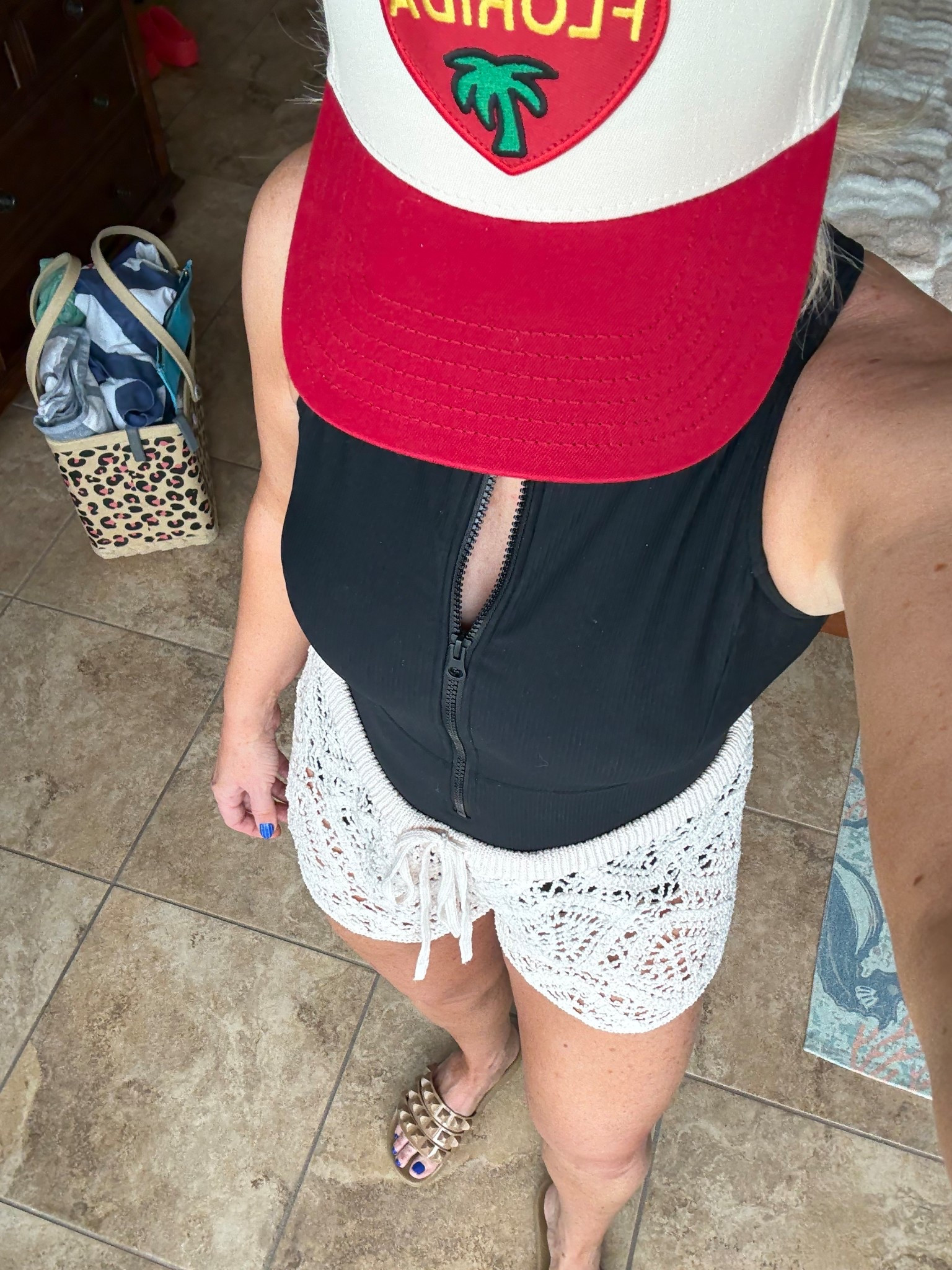 This swimsuit is the cutest! It’s modest but still sporty looking and flattering to your body. I sized up to a large and love the fit. It comes in a lot of other colors. 
 

#LTKStyleTip #LTKOver40 #LTKSwim