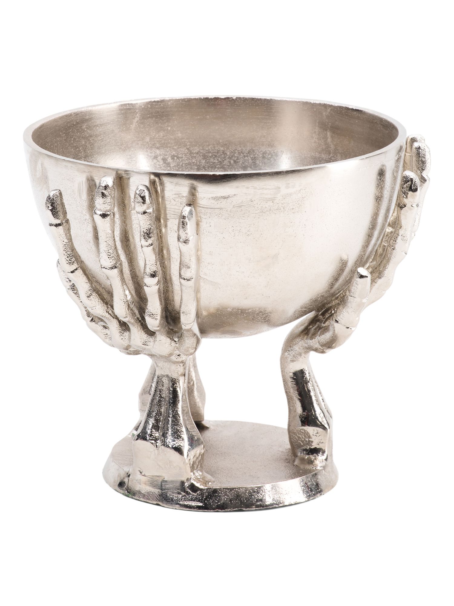 8x6 Hand Holding Aluminum Bowl | TJ Maxx