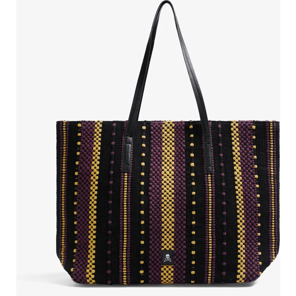 Scalpers Fabricstripessp Bag in Mustard Burgundy at Nordstrom | Nordstrom