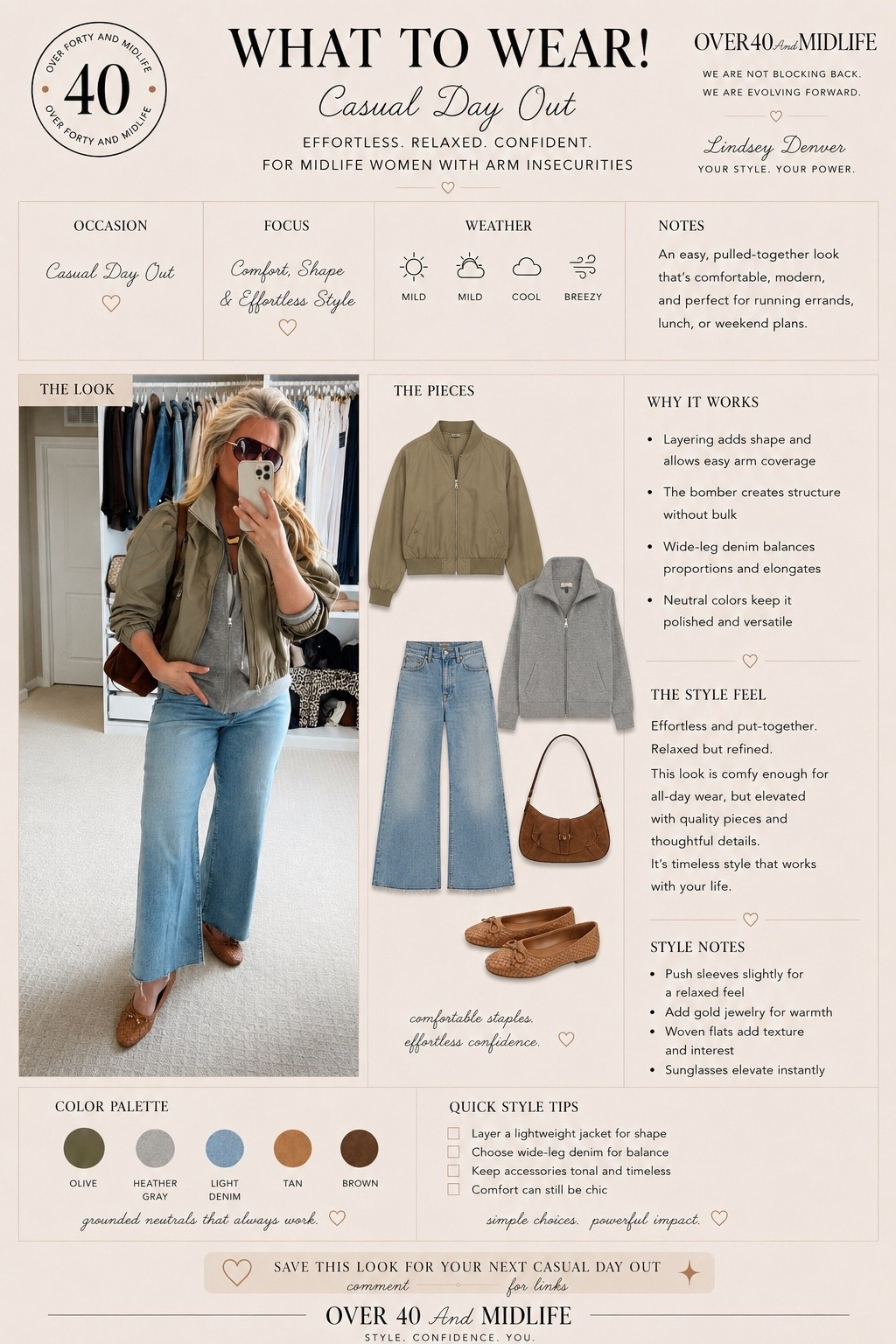 ✨Tap the bell, save and ❤️ for over 40 fashion, midlife style, midsize fashion and luxury looks for less. 

We do not need a whole new wardrobe.  
We just need pieces that work with our bodies instead of against them.  

That’s the difference Outfit Physics makes.  

✔️ Structure where we need lift  
✔️ Fabrics that skim instead of cling  
✔️ Balance that instantly makes outfits feel more polished  
✔️ Comfortable pieces that still feel elevated  

Because it was never our bodies.  
Most clothes just were not designed with real midlife bodies in mind.  

These are the pieces we keep reaching for because they make getting dressed feel easy again.

👑"Helping you look good, feel good!" - Lindsey Denver

#LTKMidsize #LTKPlusSize #LTKOver40

Comment SHOP below to receive a DM with the link to this post on my LTK ⬇ https://liketk.it/6bXbf ltkover40 ltkplussize primeday2022 ltkxprimeday ltkxprime ltkmidsize

Comment SHOP below to receive a DM with the link to this post on my LTK ⬇ https://liketk.it/6bY0N ltkover40 ltkvideo ltkplussize primeday2022 trgtdealday2022 ltkxprimeday ltkxprime ltkmidsize