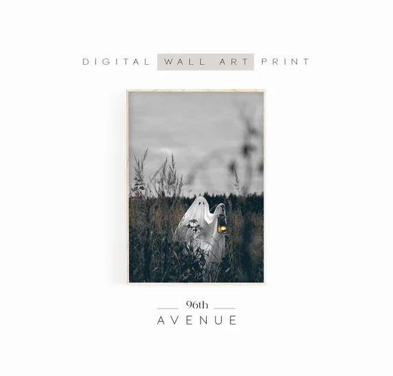 Halloween Ghost Wall Art  Halloween Printable Wall Art  Kids - Etsy Canada | Etsy (CAD)