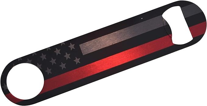 Firefighter Thin Red Line Flag Subdued Speed Bottle Opener Heavy Duty Gift For Fire Fighter Depar... | Amazon (US)