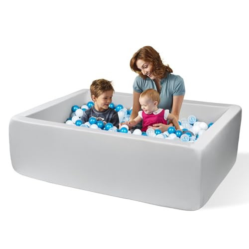 Foam Ball Pit for Toddlers - 47" x 35" Extra Thick Rectangular Baby Ball Pit, Extra Large Toddler Ball Pit with No Balls, Indoor Outdoor Soft Ball Pool Children Playpen, Ideal Gift for Kids | Amazon (US)