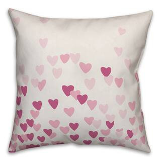 Pink Hearts Throw Pillow By Designs Direct | 18" x 18" | Michaels® | Michaels Stores