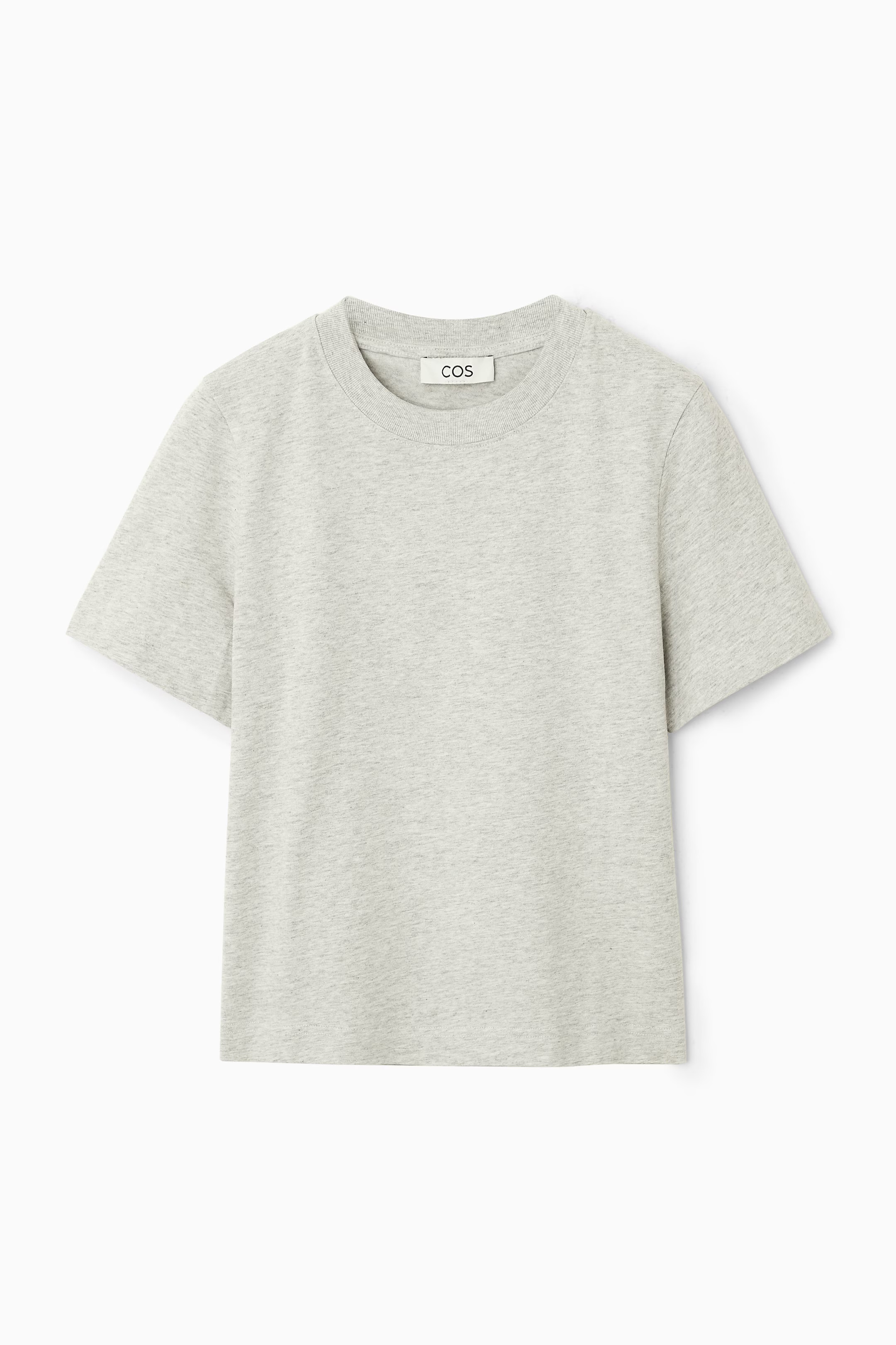 CLEAN CUT REGULAR T-SHIRT - GRAY MARL | COS | COS (EU)